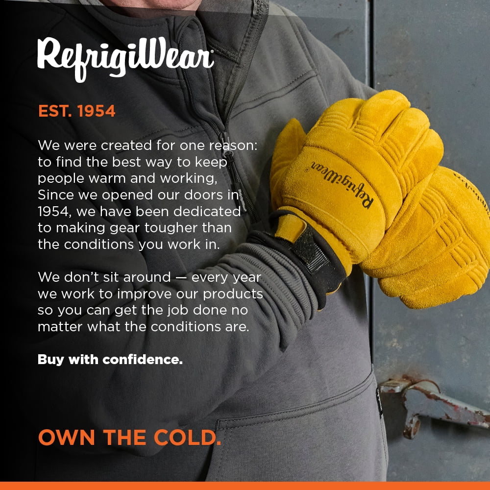 RefrigiWear Stretch Knuckle Insulated Leather Glove