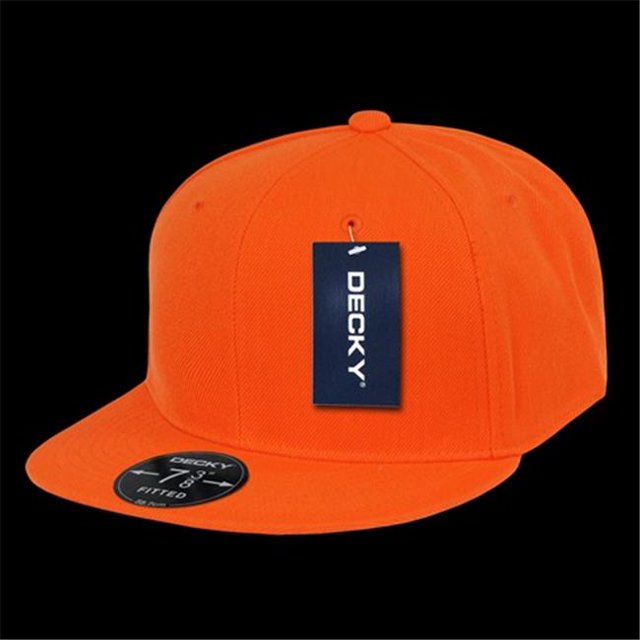 Decky RP1-PL-ORN-23 Casquette Rétro Ajustée, Orange, Taille 7