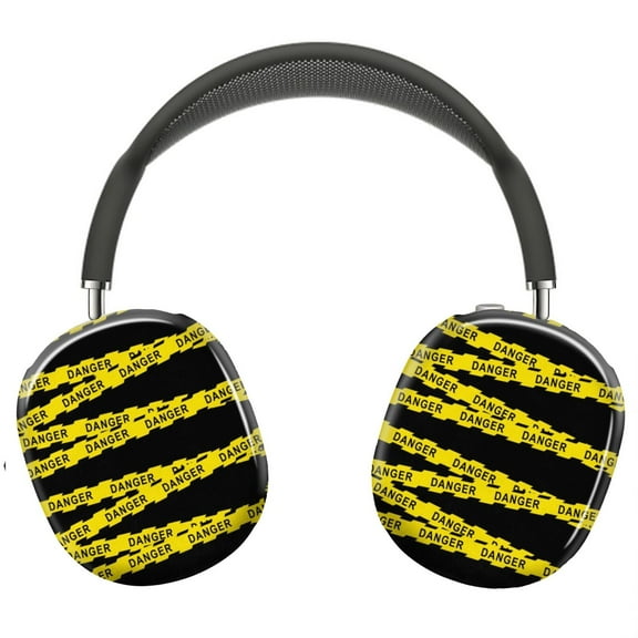 Protective Cover for AirPods Max Construction Pattern =14 Headphones Aesthetic Print Snap On Cases