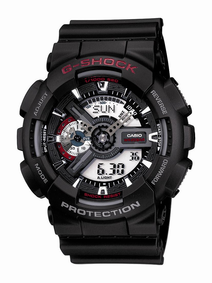 G-SHOCK - Casio Men's XL Series G-Shock Quartz 200M WR Shock Resistant Resin Color: Black (Model