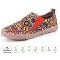 thumbnail image 2 of Mocasines de lona con diseño artístico para mujer, zapatos planos transpirables, cómodos y ligeros para uso diario, 2 of 9