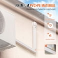 thumbnail image 6 of KFFKFF 3 Inch Wide 10 ft Pipe Cover Cover Kit for Mini Split/Central Air Conditioner PVC, 6 of 9