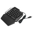 thumbnail image 3 of Teclado mecánico para juegos de una sola mano con luz LED USB 38 teclas teclado de una mano para computadora, 3 of 5
