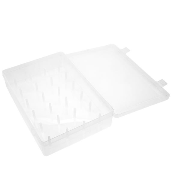 YSNOOWE Sewing Thread Organizer 1Pack Transparent Plastic for Home Use