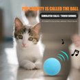 thumbnail image 4 of Pelota interactiva Smart Catjuguete de entrenamiento de hierba gaterapelota de juego para mascotas (lana azul) Ndcxsfigh Nuevos Originales, 4 of 5