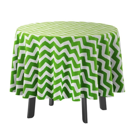 

Vargottam Indoor/OutdoorRoundTablecloth 58 InchRoundTablecloth Waterproof PatioTableCloths Spring/SummerTableCovers For Backyard CircularTable/Bbqs/Picnic -Green