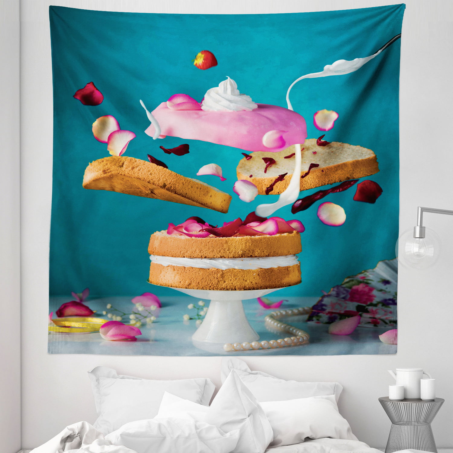 3D Food Dessert Ice Cream Donut Cake Wall Mural Wallpaper GD 5273 |  Jessartdecoration