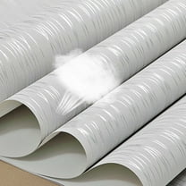 Room Decor, 53x1000cm Modern Non-Woven Wallpaper Roll Glitter Stripe Textured Flocking Striped Wallcoverings For Bedroom Living Room, Birthday Gifts