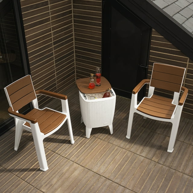 Set Jardin 2 Sillas + Mesa Hielera