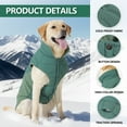 thumbnail image 4 of Dog Coat for Small Medium Large Dogs, Reflective Waterproof Dog Winter Jacket Puppy Cold Weather Coats Windproof Pet Vest Warm Fleece Dogs Snowsuit, 4 of 8