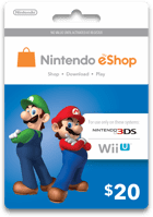 nintendo eshop gift card $20