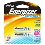 Energizer Advanced Lithium Batteries, AAA, 2/Pack