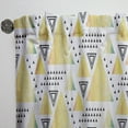 thumbnail image 3 of Designart 'Retro Triangular Design IV' Mid-Century Modern Curtain Panel, 3 of 5