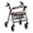 Butterfly Rose, variant on HELLHERO Sunflowers Holiday Walker Seat Covers Rollator Seat Back Cover Secure Fit Removable and Comfortable for Seniors Men Women