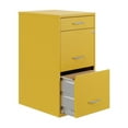 thumbnail image 5 of Space Solutions 3 Drawer Letter Width Vertical File Cabinet with Pencil Drawer, Yellow, 5 of 6