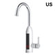 thumbnail image 5 of Calentador de agua eléctrico 3000W 220V / 110V Mezclador de frío caliente IPX4 Impermeable Faucet LED Pantalla digital Digital Cuenca Tap 30-60 ℃ cubierta blanco US Monstrate HA012271-04B, 5 of 7