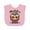 AD-Pink, variant on Inktastic Mardi Gras 2026 Cute King Cake Girls Baby Bib