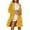 Yellow, variant on TIANZEN Women's Winter Jackets Fall Fashion Open Front Long Shaggy Coat Outerwear Jacket for Women Winter Women Extra Long Jacket Zip Front Maternity Jacket