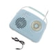 thumbnail image 5 of Radio portátil compacta con esfera transparente y escala, bonita radio para cocina y exteriores. Azul, 5 of 9