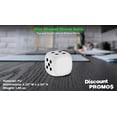 thumbnail image 4 of 10 Dice Shaped Stress Balls Pack - Square, Stress Reliever, Hand Therapy, Lightweight - White, 4 of 5