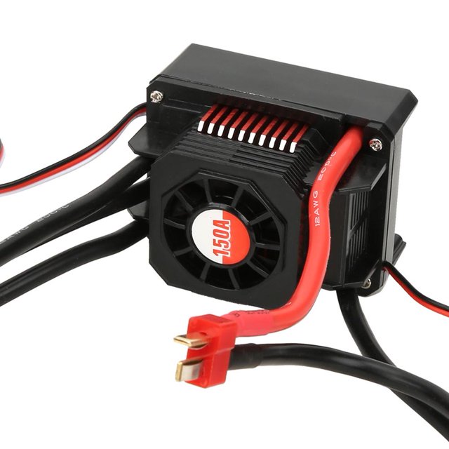 150a esc rc 150a esc controlador de velocidad eléctrico accesorio rc SURPASSHOBBY 150A impermeable a prueba de polvo controlador de velocidad eléctrico ESC RC parte Fugacal Otros