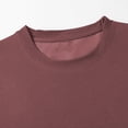 thumbnail image 3 of Men's Plain T-Shirts Polyester Versatile Outdoor Relaxed Summer Comfort, 3 of 7