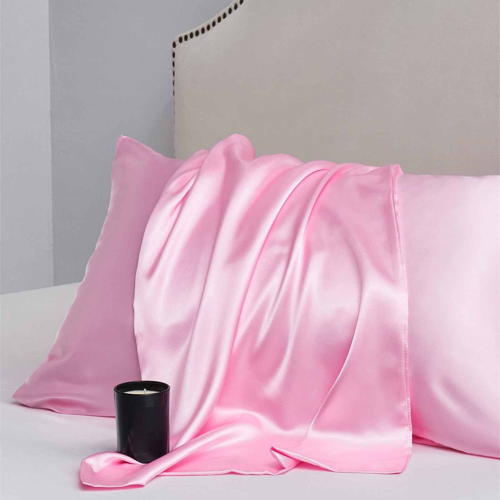Long Silk Pillowcase, Silk Pillow Cases for Hair and Skin with Zipper, Gifts for Women Men
