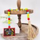 thumbnail image 4 of FELTECHELECTR Guirnalda de cuentas de madera con borlas para el regreso a clases, decoración rústica para colgar cuentas de madera, 4 of 7