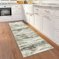 thumbnail image 4 of BERTHMEER 2'x8' Abstract Hallway Runner Rugs Entryway Kitchen Living Room Bedroom Rugs,Non-Slip Machine Washable Rug, Gray and Golden, 4 of 6