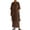 Brown, variant on Sweatsuit Set 3 Piece Linen Boho Set Womens Cami Tops Split Maxi Skirt with Half Sleeve Open Front Long Cardigan Outfits for Summer Beach Casual Brown M