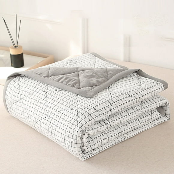 Cooling Comforter, Summer Bed Comforter Reversible Cooling Comforter for All Season, Soft Lightweight Comforter, Thin Comforter for Hot Sleepers (59"x78.74", White)