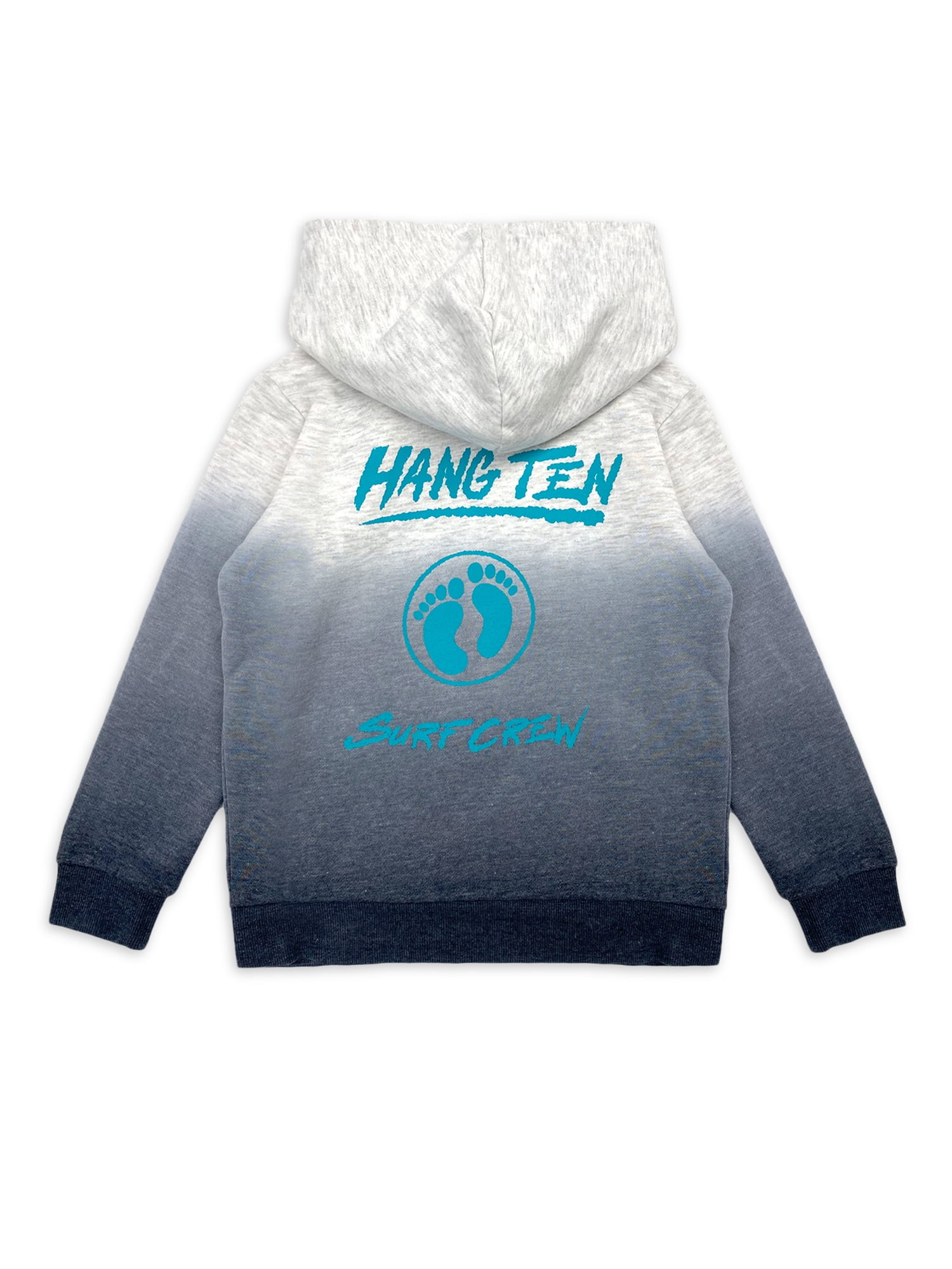 Hang Ten Boy's Fleece Hoodie, Jogger Pant, and Short Sleeve Graphic Tee 3 Piece Outfit Set, Sizes 4-18