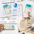 thumbnail image 3 of Deli Portable Calculator, Small Cute Pocket Calculator with Large Screen Display for School Home Office, Ideal for Educational Levels from Elementary to College, 3 of 8