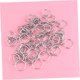 thumbnail image 3 of Milisten 50Ud Anillos De Llave Metálicos Plateados Con Resistentes Para Crear Llaveros Únicos, 3 of 8