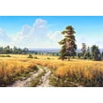 thumbnail image 2 of Basov, Sergej 24x18 Gold Ornate Wood Framed with Double Matting Museum Art Print Titled - August, 2 of 4