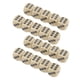 thumbnail image 4 of DADOS Blancos, 20 PCS DICE Set Dots Circle Pounds Durable SEIS Pearl Grain Plastic para Juegos de Mesa, 4 of 7