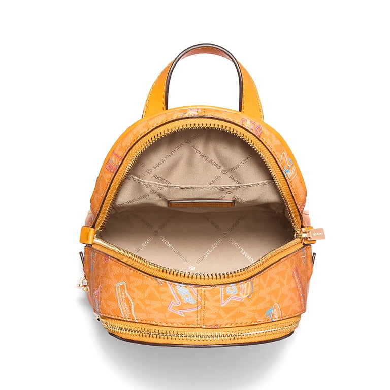 A*r様 MICHAEL KORS バックパック Michael Kors Rhea Extra-Small Printed Signature Logo Backpack