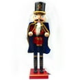 thumbnail image 4 of 15" Nutcracker Christmas Decoration (Set of 3) - Traditional Wooden King, Soldier, and Drummer Styles. For Friends, Family, and Coworkers., 4 of 5
