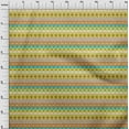 thumbnail image 4 of oneOone Viscose Jersey Yellow Fabric African Tribal Fabric For Sewing Printed Craft Fabric By The Yard 60 Inch Wide, 4 of 7