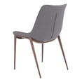 thumbnail image 5 of Silla de Comedor Magnus Gris Kessa Muebles Piel Sintética 54 x 90 x 60 cm, 5 of 5