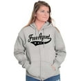 thumbnail image 3 of Free Agent Sports Team Fanatic Club Unisex Fleece Graphic Zip Up Hoodie Brisco Brands 3X, 3 of 5