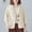 Beige, variant on under $15 Turilly Lady Coats Oversize Jackets Women's Fashion Color Casua Long Sleeve Suit Jacket Button Cotton and Linen Tops Pockets Blouse