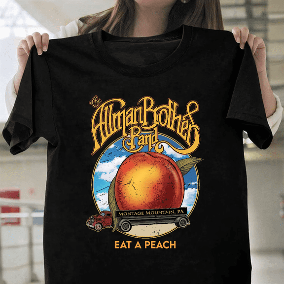 The Allman Brothers Band Eat A Peach Southern Rock Unisex T-Shirt, up to size 3XL.