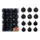 thumbnail image 1 of 48 piezas de adornos colgantes para árbol de Navidad, bolas navideñas, colgantes irrompibles para Negro, 1 of 9