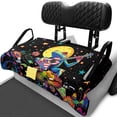 thumbnail image 2 of Yuyamidu Funny Frog Golf Cart Seat Covers for Club Car Mushroom Golf Cart Seat Towel Blanket for 2 Passenger Seats Travel Sports Club Car Accessories Cooling in Summer, 2 of 7