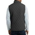 thumbnail image 2 of Men's Diamond Quilted Full Zip Puffer Vest, Dark Grey M, 1 Count, 1 Pack, 2 of 3