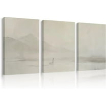 Hieng Jesus Leaves The 99 Sheep Wall Art The Lost Sheep Wall Decor Jesus Lamb Canvas Wall Art Shepherd Christian Painting Religious Aesthetic Pictures for Living Room Unframed