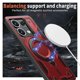 thumbnail image 2 of For Xiaomi Poco X6 5G Redmi Note 13 Pro 5G Case Compatible with MagSafe Military Protection PC TPU K, 2 of 5