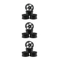 thumbnail image 3 of paramount 4 Pieces52mm Elastic *RC Car Tires Wheel Rims Hub Tyres High Traction Five Star/Black 3Set, 3 of 6