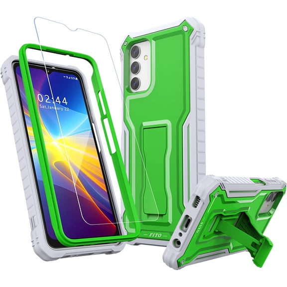 For Samsung Galaxy A13 5G Ultra Slim Corner Protection Shock Absorption Hybrid Dual Layer Hard PC   TPU Rubber Armor Defender Cover ,Xpm Phone Case [Blue]